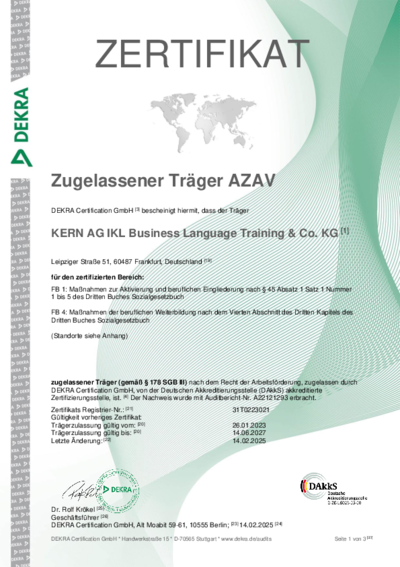 Pobierz certyfikat AZAV w formacie PDF