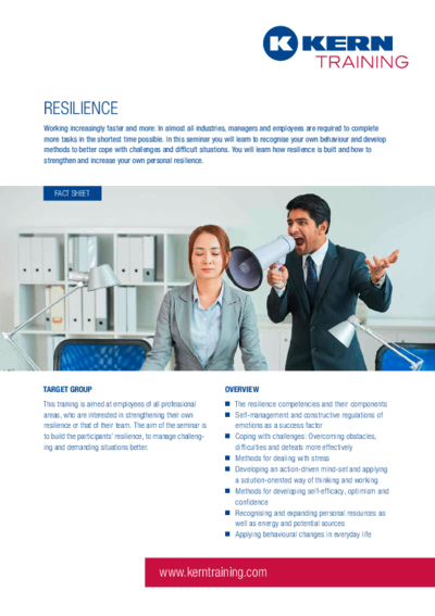 PDF Download Factsheet Resilience