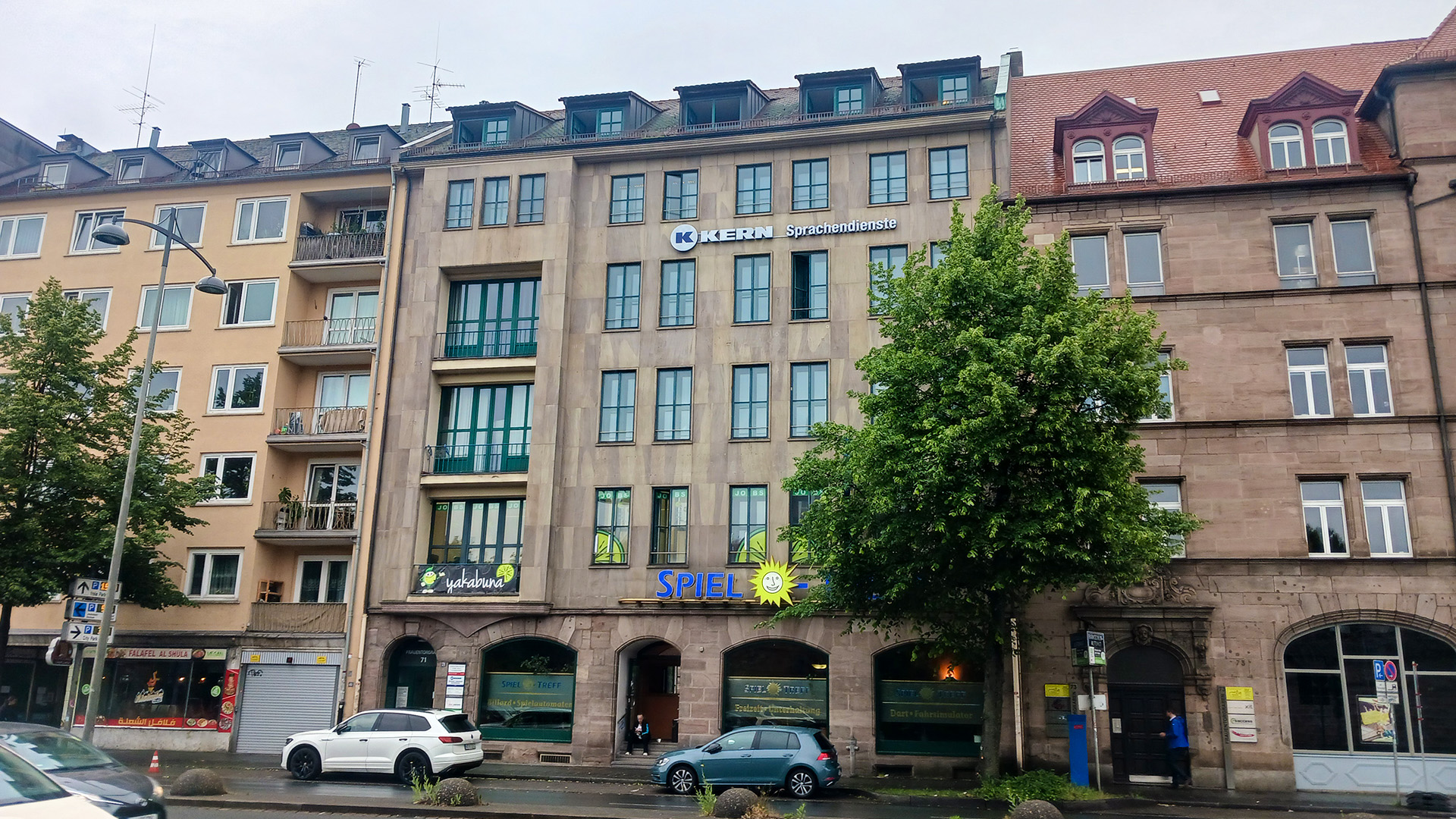 Außenansicht der KERN Sprachschule Nürnberg